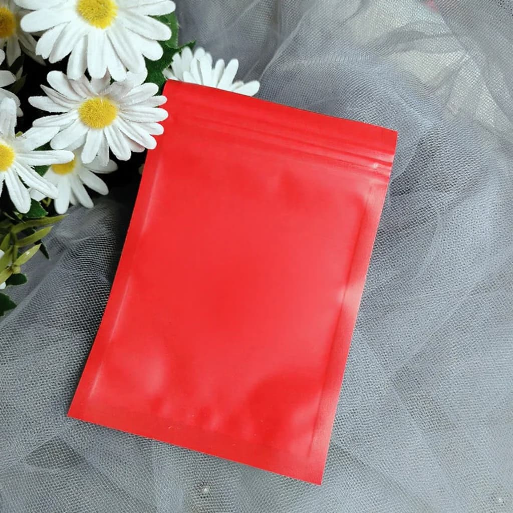 Matowe plastikowe woreczki strunowe na narzędzia do paznokci i tipsy